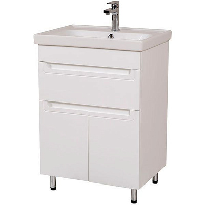 Тумба напольная Aqua Rodos Омега 60 с умывальником Frame