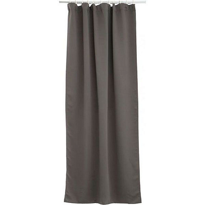 Штора-блэкаут La Nuit темно-серая 140x275 см