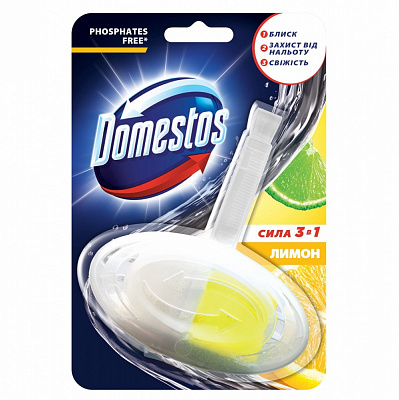 Блок з очисним засобом Domestos 3 в 1 Лимон 35 г 64306151