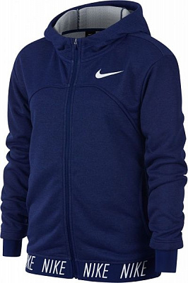 Джемпер Nike G NK DRY HOODIE FZ STUDIO 939533-478 р. L синій