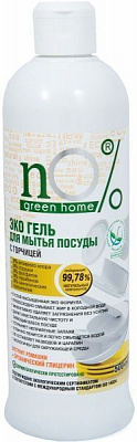 Средство для ручного мытья посуды nO% green home на основе натуральной горчицы 0,5л