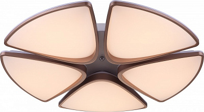 Люстра світлодіодна Altalusse INL-9368С-60 LED 5x60 Вт білий/золото INL-9368С-60 білий/золото