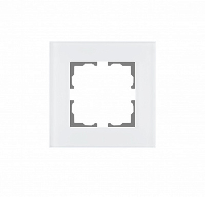 Рамка одноместная HausMark Stelo универсальная белый матовый 501-5340-146