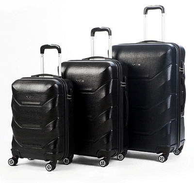 Валіза 42 л чорний MCS V300 на 4 колесах S 20