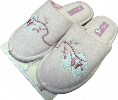 Капці домашні Gemelli Пташка р.38 рожевий