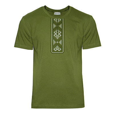 Футболка Вишиванка 53135 р.52 хакі