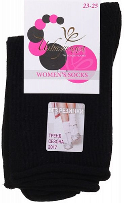 Носки женские Интуиция 197 р. 23-25 черный 