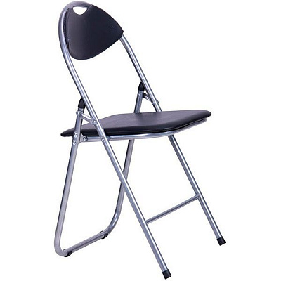 Стілець обідній розкладний AMF Art Metal Furniture Джокер алюміній/чорний