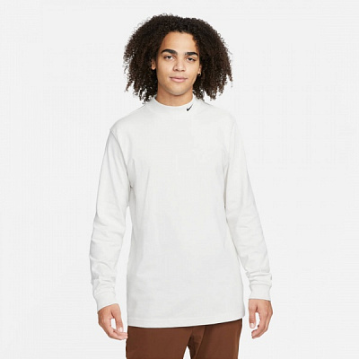 Футболка Nike M NL LS MOCK NECK SHIRT DX5868-030 р.XL белый