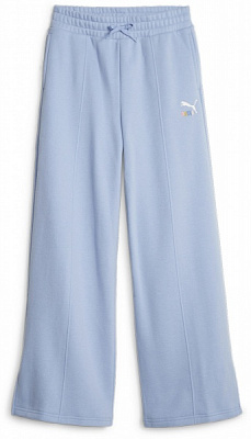Брюки Puma CLASSICS SWEATER WTHR SWEATPANTS FL G 62161648 р. 128 голубой