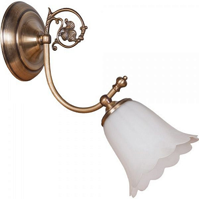 Бра Фабрика Світла Подруга 1x60 Вт E27 латунь НББ 212-1х60-013 