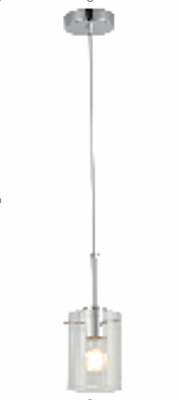 Підвіс Sensio Nim 1x40 Вт E27 хром/прозорий LS-74642/1PS-E2740W