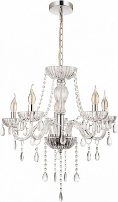 Люстра Sensio CASSIOPEIA 5x40 Вт E14 прозрачный/хром ALG-SL-98405-05
