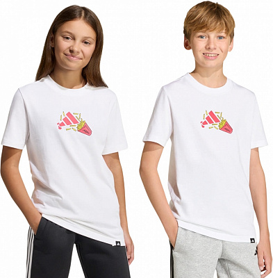 Футболка Adidas J FOOD T WHITE KA0536 р.13-14YRS белый