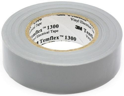 Изолента 3M серая 19 мм x 20 м ПВХ