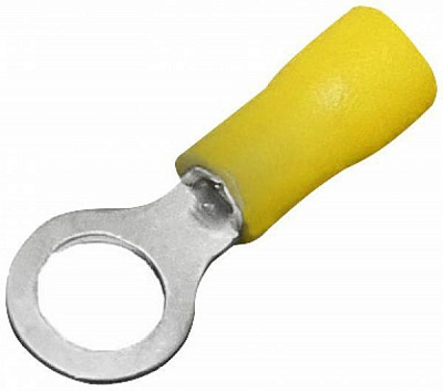 Наконечник кольцевой изолированный EMT 4-6 мм 48А 5,3 мм 5 шт. желтый 