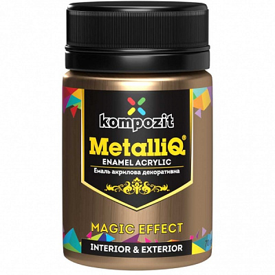 Декоративна фарба Kompozit акрилова MetalliQ бронза 0,07кг