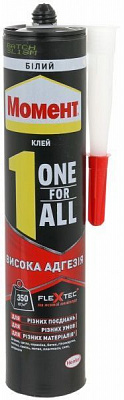 Клей-герметик Момент Flextec Moment One For All High Tack білий