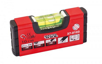 Уровень 10 см MASTERTOOL 1 капсула 37-0103