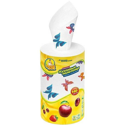 Паперові рушники Фрекен Бок 146 аркушів двошаровий 1 шт.