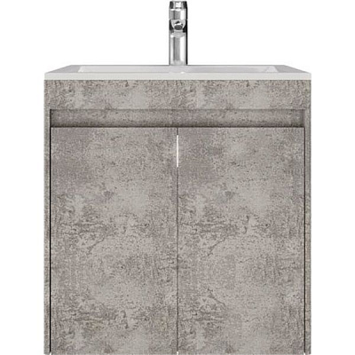 Тумба подвесная Water House Preference N1 60 МДФ базальт лофт под умыв.Como 60