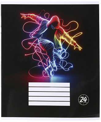 Тетрадь школьная Neon movement_25 24 листа в клеточку Nota Bene