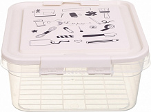 Органайзер для косметики Luna Simple 25х26х11 см бежевий 