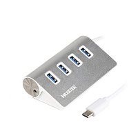 USB-хаб Maxxter HU3С-4P-01 USB 3.0 Type-C на 4 порти