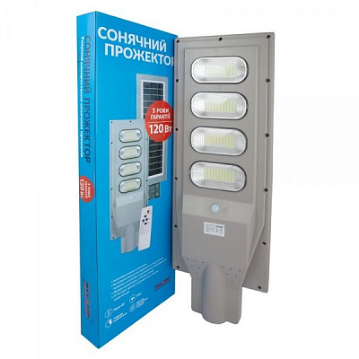 AllTop Светильник консольный LED AllTop солнечный 120 Вт серый 