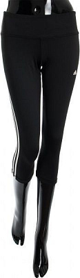 Лосини Adidas black 3 Stripe 3/4 Legging AJ9370 2XS чорний