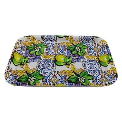 Поднос Arino Lemon 30x22x1,8 см прямоугольный 74651