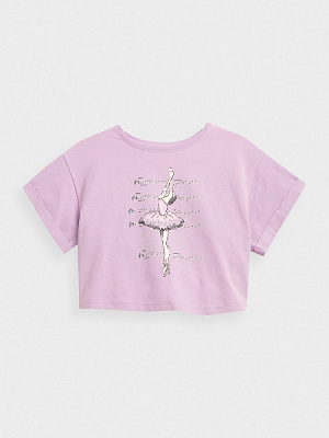 Футболка 4F J4Z21-JTSD202-52S р.128 рожевий