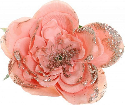 Декорація новорічна Роза садова 11см EPI-16A0030K