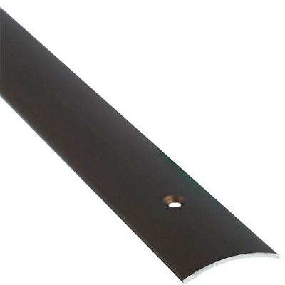 Порожек алюминиевый анодированный Braz Line с отверстиями 30x2700 мм бронза