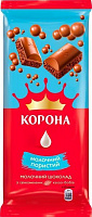 Шоколад Корона молочный пористый 80гр (7622210893154)