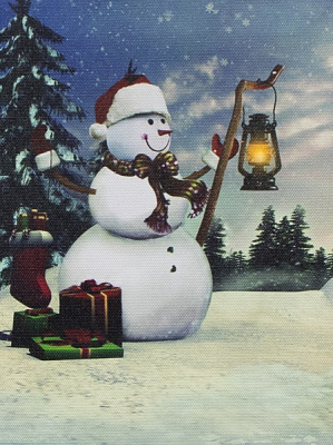 Картина Девілон зі світлодіодним підсвічуванням, 30х40х1,8 см 940256