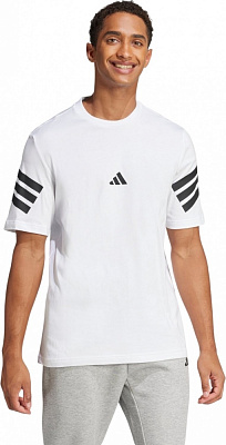 Футболка Adidas M FI 3S REG T WHITE JD4880 р.XL білий