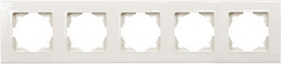 Рамка п'ятимісна Viko Linnera універсальна кремовий 90481005