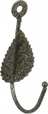 Гачок декоративний D'Artc Листочок одинарний 1092018