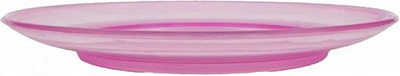 Підставка Омела Орхідея Акварель 18 см круглий прозорий рожевий
