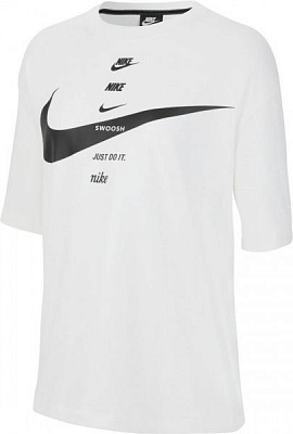 Футболка Nike W NSW SWSH TOP SS CU5682-100 XS білий