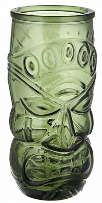 Стакан высокий Tiki зеленая 550 мл 1 шт. San Miguel 
