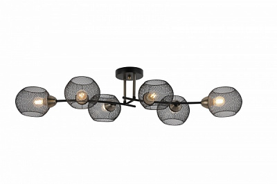 Люстра потолочная Blitz 6x60 Вт E27 черный 8256-46 