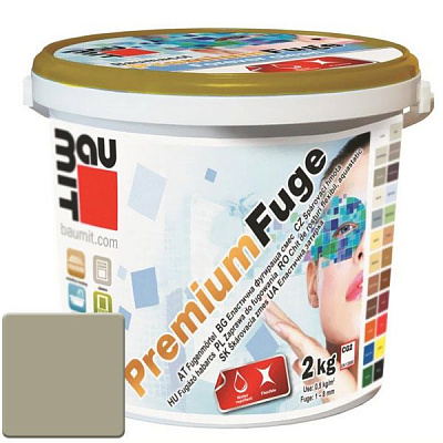 Затирка Baumit Баумакол серый шелк 2 кг