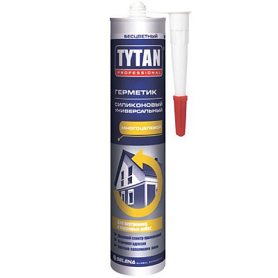 Герметик силіконовий Tytan універсальний прозорий 310 мл