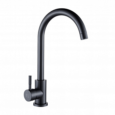 Смеситель для кухни RJ RAINBOW U-излив, чорний