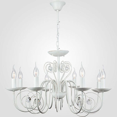 Люстра підвісна Strotskis Tomas 8x60 Вт E14 біло-золотистий 60018/8