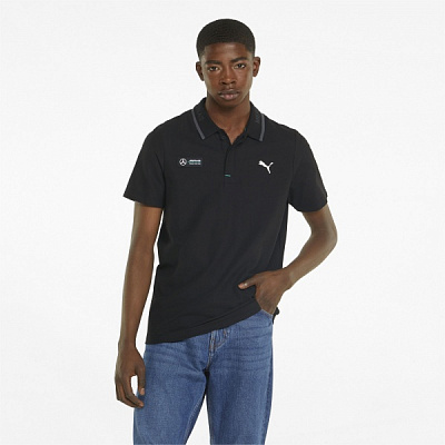 Поло Puma MAPF1 Pique Polo 53363901 р.M чорний