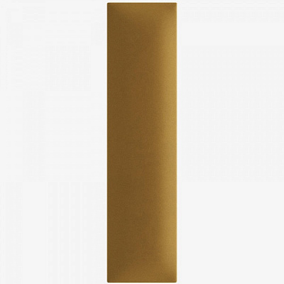 Декоративна панель Vilo тканинна 15x3x60 см гірчичний стінова