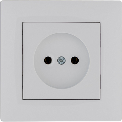 Розетка без заземлення Makel Rizz IP20 білий 88001022